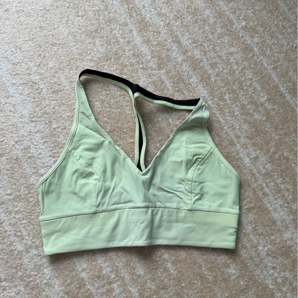 Women's Light Green Sports Bra